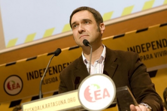 Unai Ziarreta, presidente de EA y candidato a lehendakari