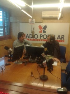 Pello Urizar en "Radio Popular Bilbao"