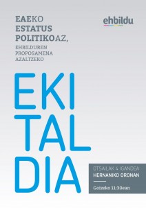 Estatus politikoaren aurkezpena EH Bildu