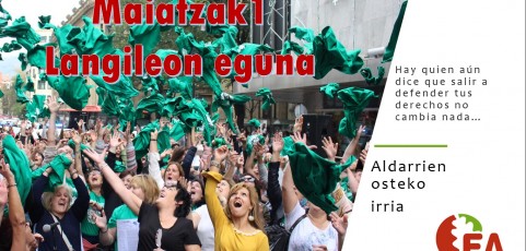 Maiatzak 1 langileon duintasunaren eguna