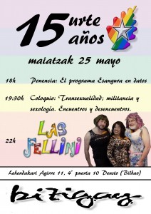 15 aniversario de Bizigay
