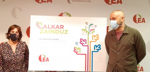 “Alkar zainduz”, lema del Congreso que Eusko Alkartasuna celebrará en febrero-marzo de 2022