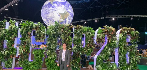 Idurre Bideguren ha participado en la cumbre del clima en Glasgow