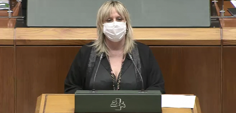 El Gobierno Vasco realizará una campaña para evitar la violencia contra la infancia y la adolescencia en las redes sociales, a instancias de Lore Martínez Axpe