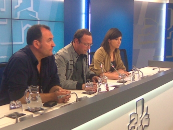 Mariano Alava, Juanjo Agirrezabala y Oihane Zabaleta